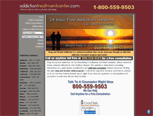 Tablet Screenshot of addictiontreatmentcenter.com